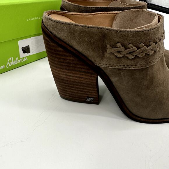 SAM EDELMAN New in Box Alison Western Mule in Desert Olive // 8 - Picture 8 of 14